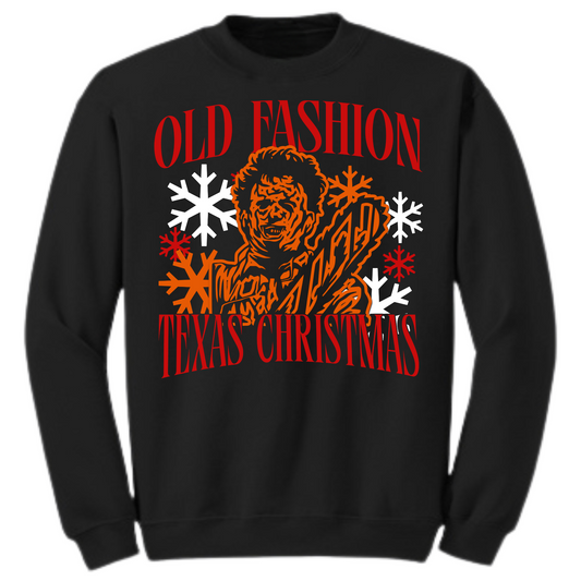 Old Fashion Texas Christmas Sweatshirt